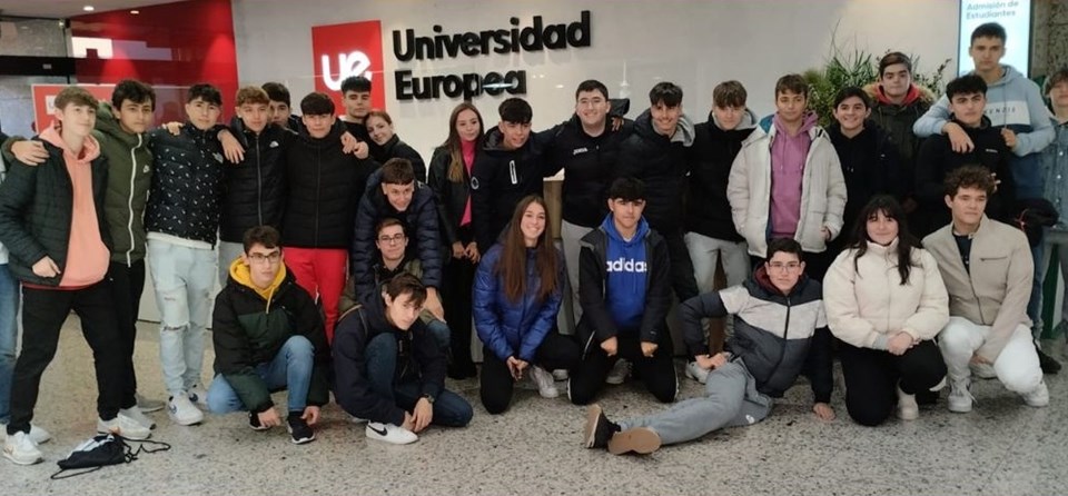 Visita de alumnos de bachillerato a la Universidad Europea